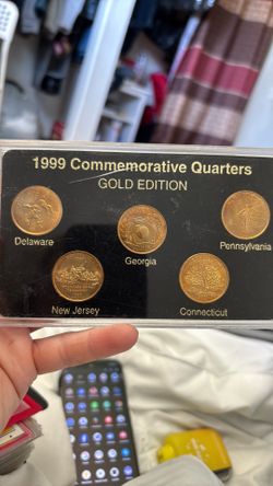 1999 commemorative quarters gold edition