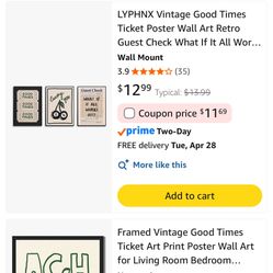 Fun Retro Wall Art