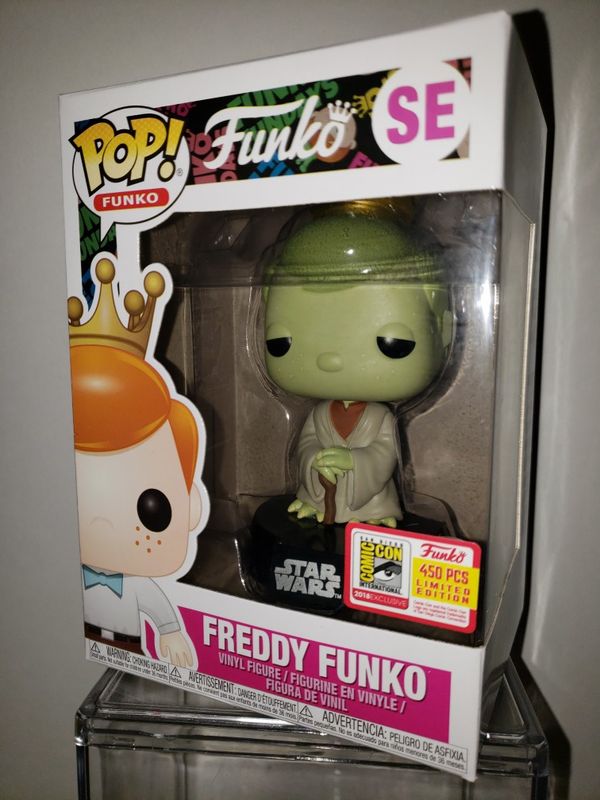 Yoda Freddy FUNKO POP Special Limited Edition SDCC Fundays ...