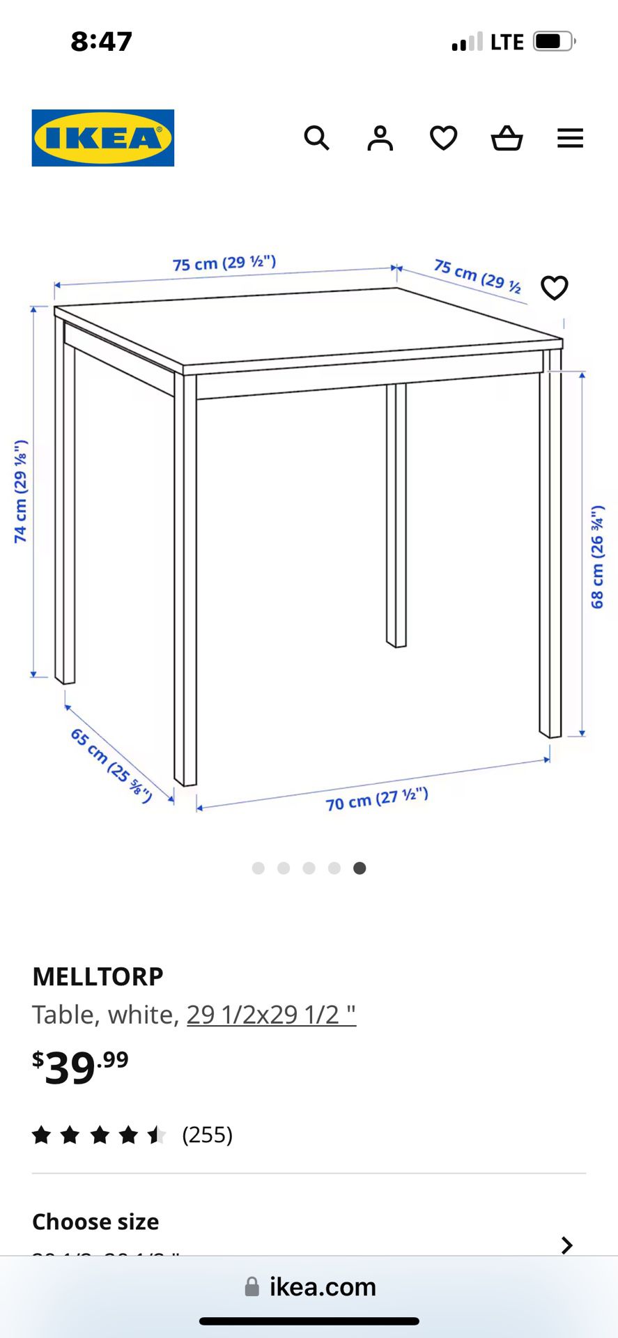 White Table (IKEA)