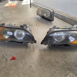 2004 bmw coupe halogen headlights lci