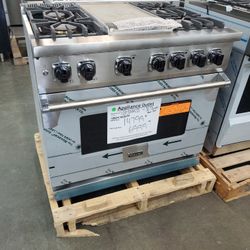 36" Viking Dual-fuel Range