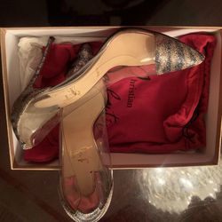 Christian Louboutin  Debout 100 Glit Siren/PVC