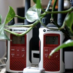 Walkie Talkies pair with one charging wire 