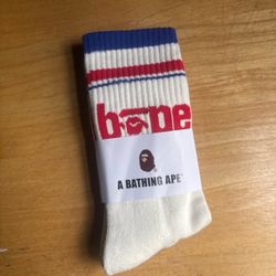 Stripped bape socks