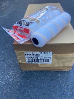 Box of 12 (6”x 1/2″ )Nap Wooster  Pro/Doo-Z Woven Roller Cover
