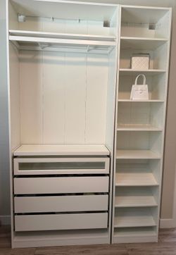 IKEA Pax/ Wardrobe Shelf/ Walk In Closet White