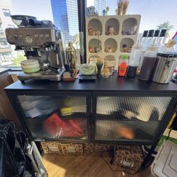 Glass Table (storage) 