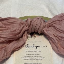 Dusty Rose Cheesecloth Napkins