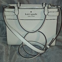 Small White Kate Spade Purse W/ Wallet