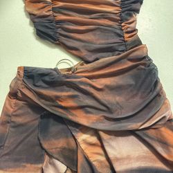 Brown Balayage Windsor Dress