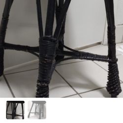 CUTE WICKER STOOL $15.