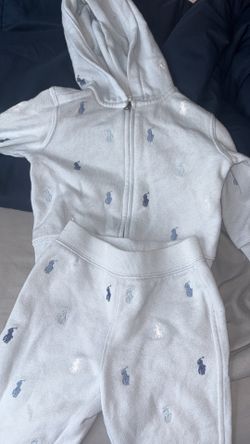 Baby boy polo sweatsuit