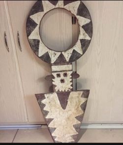 African Tribal Wooden Ceremonial Mask