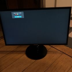 Samsung 24” LED Monitor S24F350 Slim Design Adjustable View Angle !!!WORKING!!! HDMI Wire & Power Cord (Silver Lake)