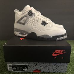 Nike Air Jordan 4 "White Cement" Size.10