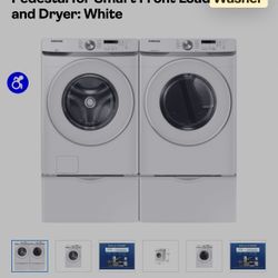 Front Loaders Samsung washer Dryer Set 
