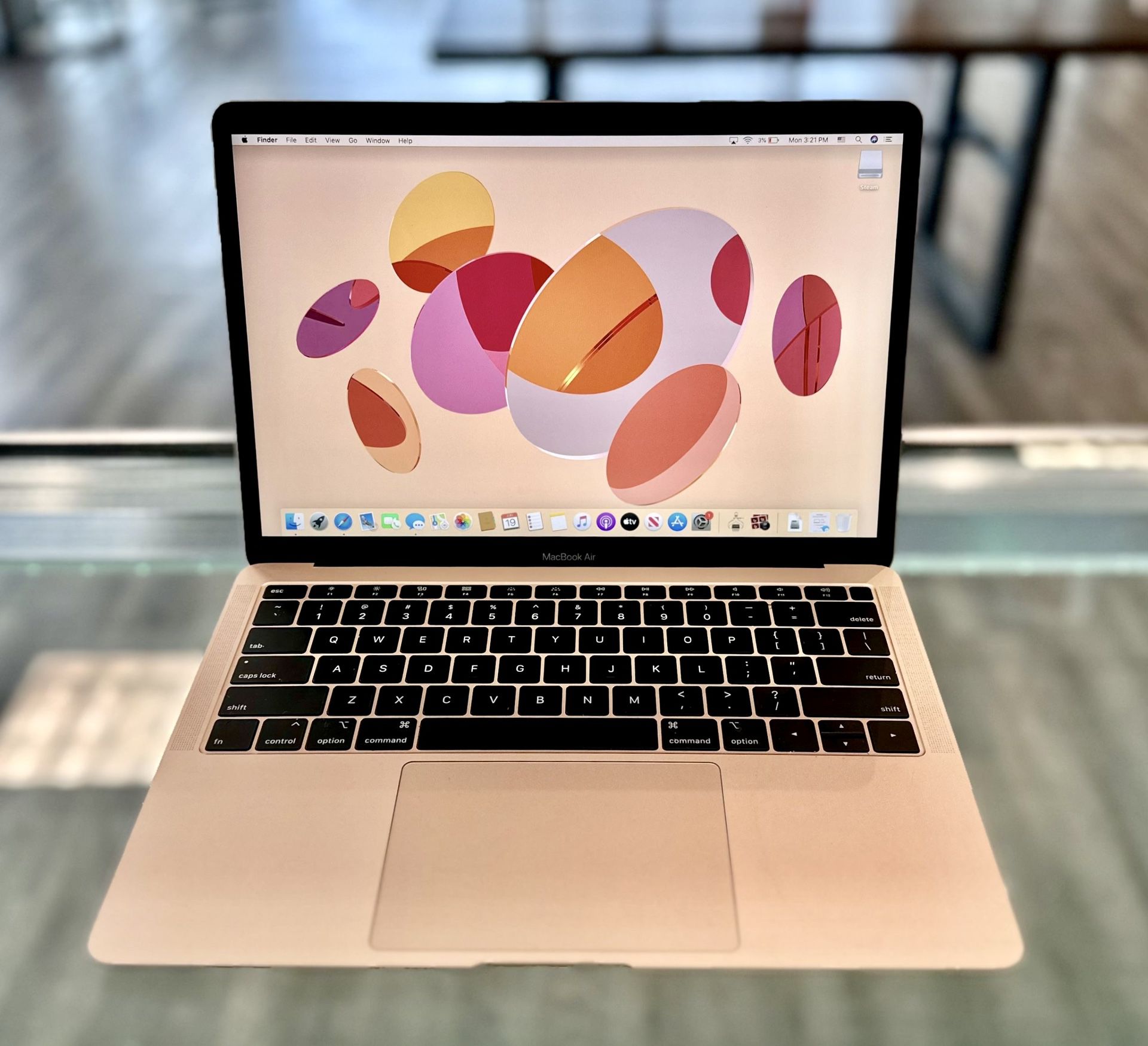 MacBook Air Rose Gold Ultra Thin Display