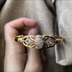18k Gold Filled Bracelet Bangle Jewelry 