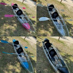 Brand New Transparent Canoes 