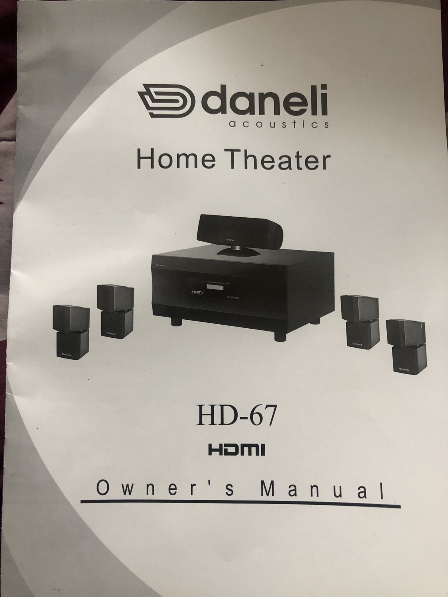 Daneli Acoustics HD-67 5.1 Home Theater System