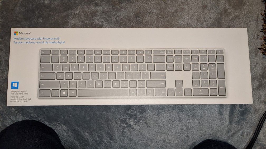 Microsoft Modern Keyboard with fingerprint ID