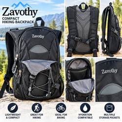 Zavothy Compact Hiking Backpack – Lightweight Outdoor Daypack