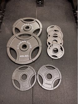 45lb, 10lb, & 5lb Fitness Gear Plates