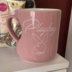 Pink Playboy bunny coffee mug 
