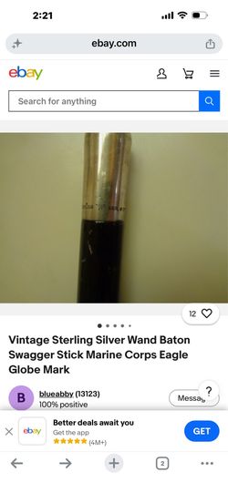 Vintage Sterling Wand Baton