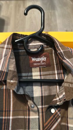 Wrangler Western Plaid Button-Up Shirt