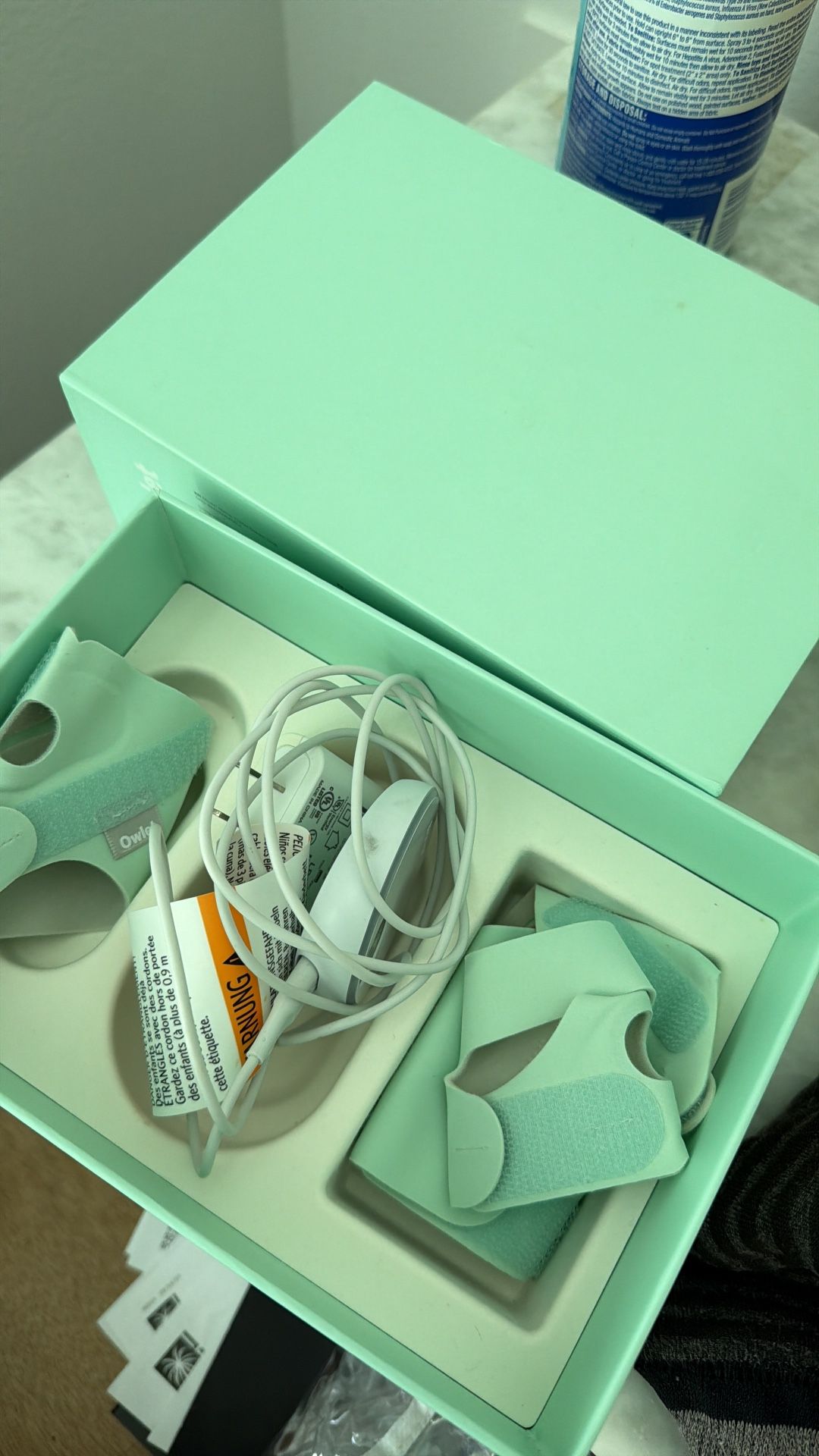 Owlet Dream Sock (Mint) – Baby Oxygen & Heart Rate Monitor – Open Box / Never Used