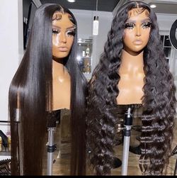 Pre Plucked Straight HD Lace Human Hair Wig