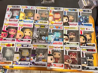 DC Funko pops