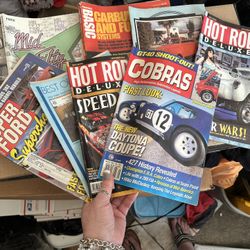 Collection Of Vintage Hot Rod Magazines 