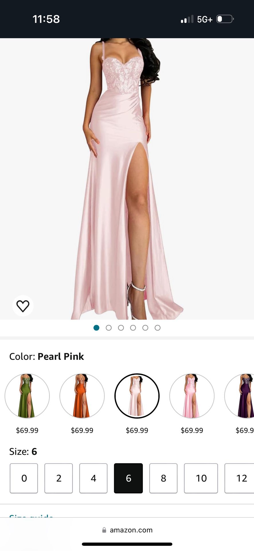 Blush Pink Prom Dress 