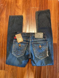 True Religion authentic denim jeans men size 28 pantalones mezclilla