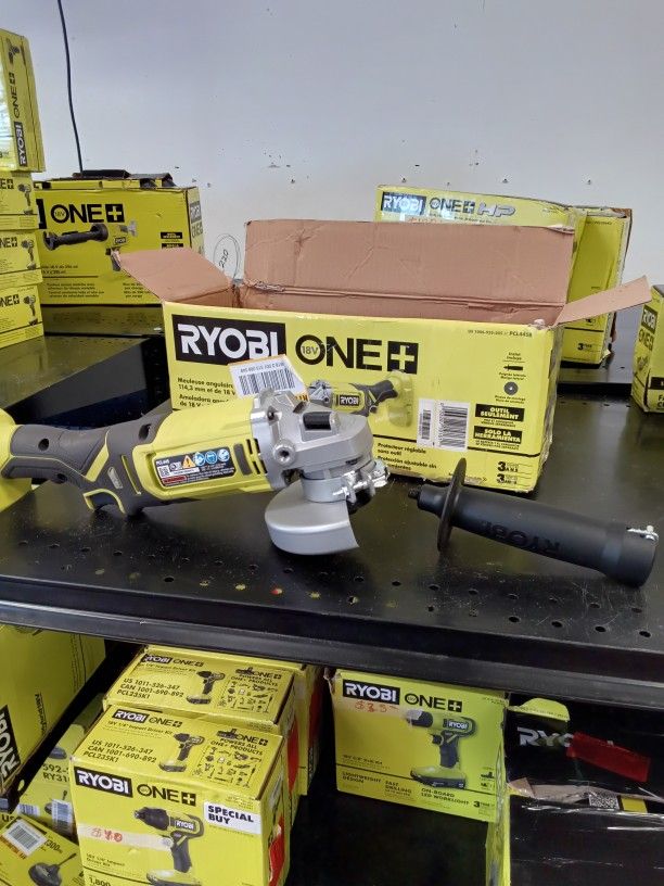 RYOBI ONE+ 18V Cordless 4-1/2 in. Angle Grinder (Tool Only)