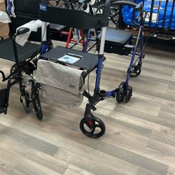 Folding Rollator Four Wheel Walker