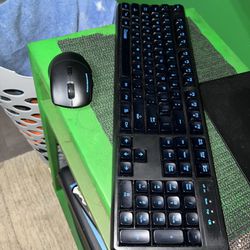 Wireless Key Board And Mouse