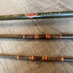Vintage Fly Fishing Rod Sport King 3 Piece Very Nice Condition 