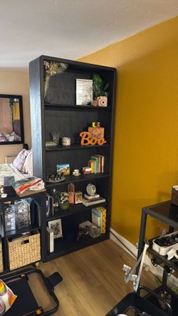 MOVE OUT SALE- Solid Oak Bookshelf