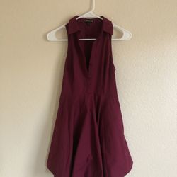 Express Sleeveless Collared Dress