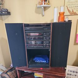 Nostalgic Vintage Stereo System