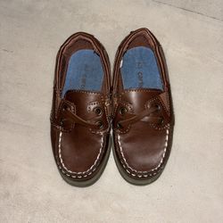 Carter's Brown Leather Boat Shoes - Size 7