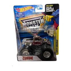 Hot Wheels Monster Jam Zombie Truck 1/64 Battle Slammer New Sealed