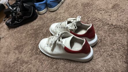Alexander McQueen Oversized Sneakers White Red
