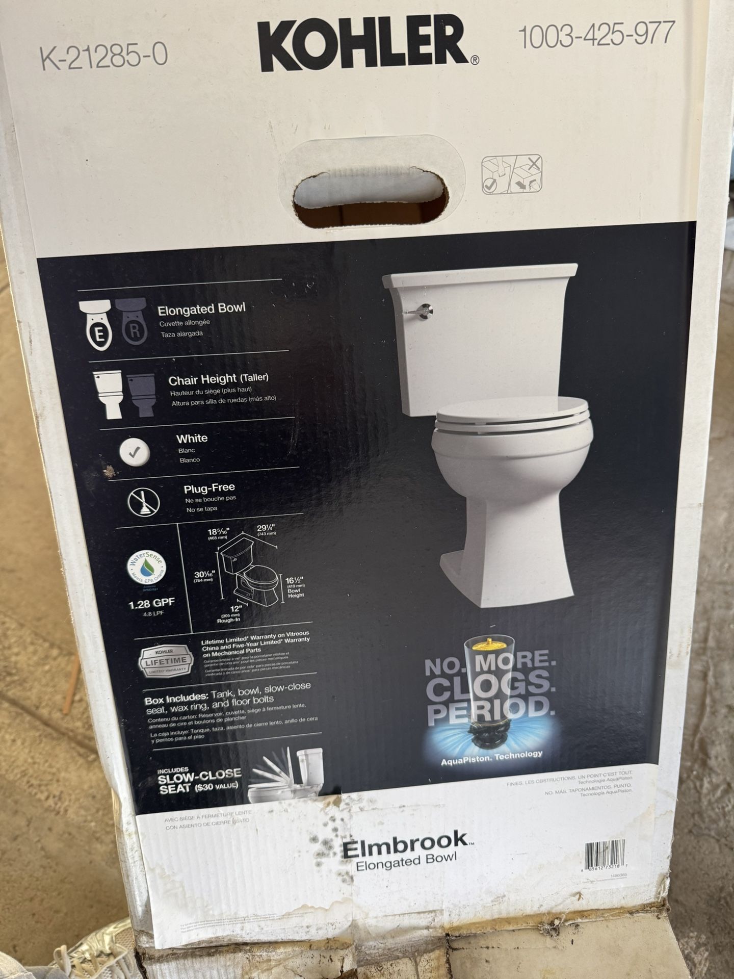 BRAND NEW TOILET