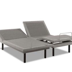 Tempur-Ergo Plus Adjustable Power Bed Tempurpedic Bed Frame With 2 Remotes