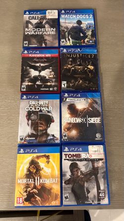PS4 Games Bundle – Lot of 8